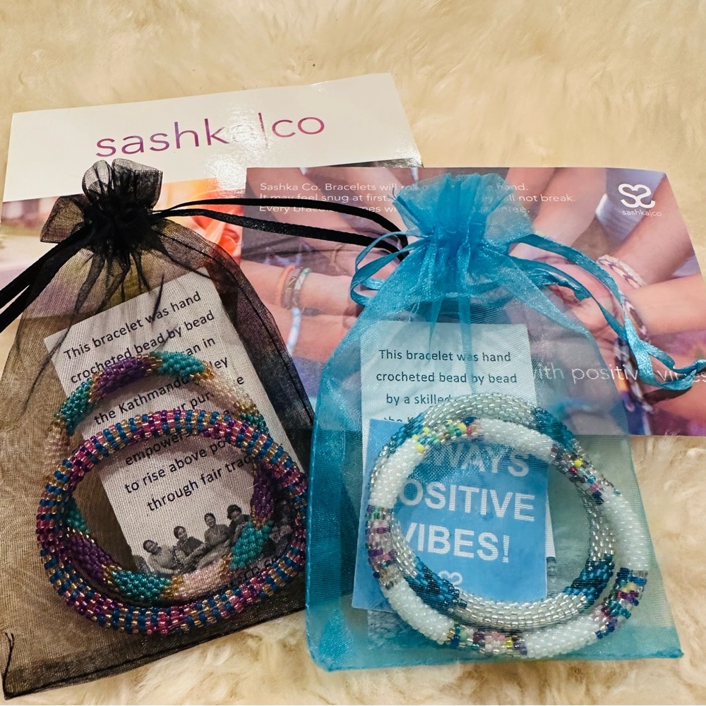 Sashka Co. Four Beaded Bracelets Bundle - Picture 2 of 6